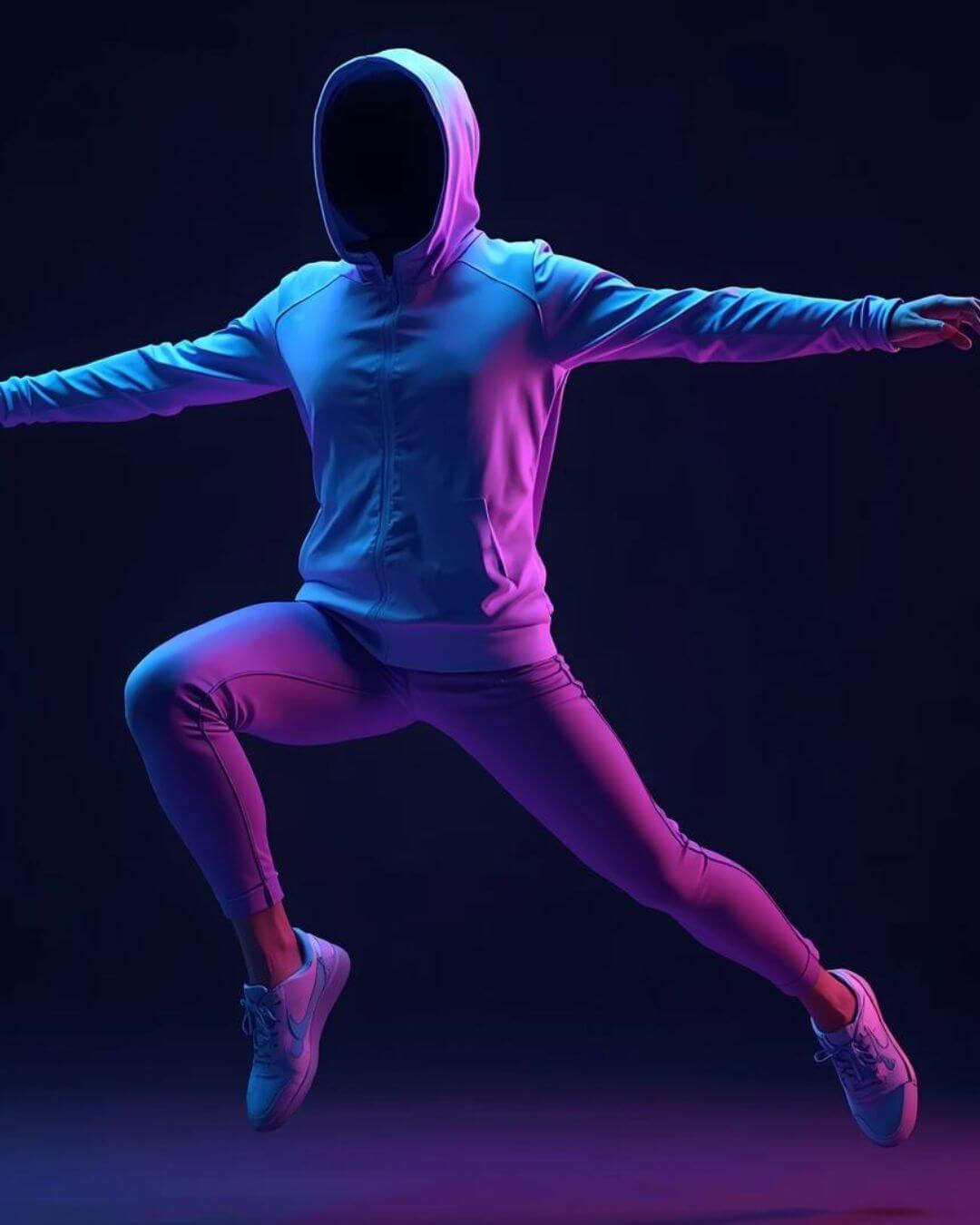 Dynamic Sports Hoodie and Leggings Set